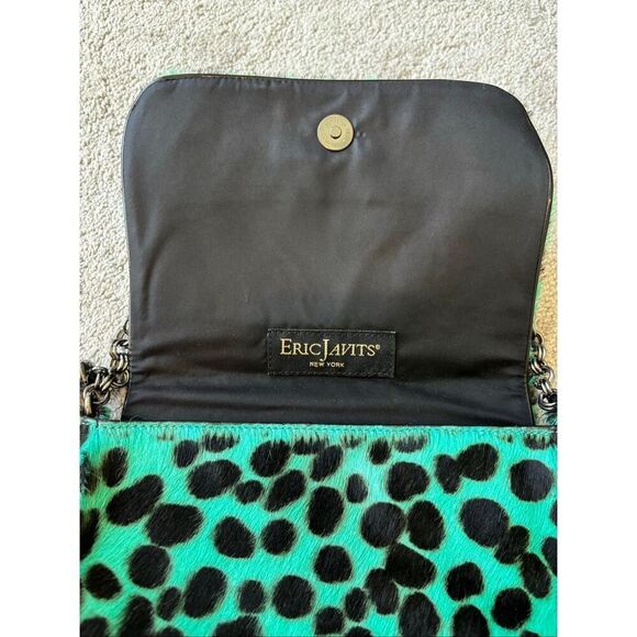 Rare⭐️ Eric Javits Calf hair leopard handbag, $475 - Picture 6 of 13